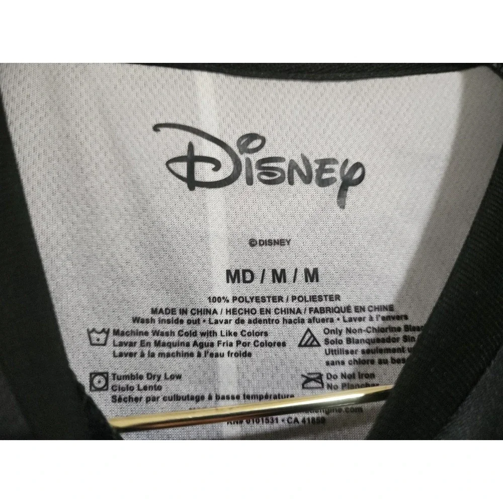 Disney Jersey Mens Medium Black Blue Halloweentown Pumpkin King 25th Anniversary